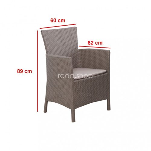 Liowa 4+1 kerti bútor garnitúra szett