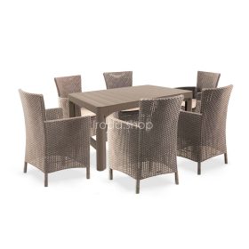 Liowa 6+1 kerti bútor garnitúra szett