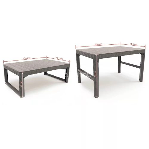 Liowa 6+1 kerti bútor garnitúra szett