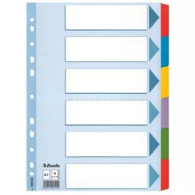 Elválasztólap A/4 karton 6rész Mylar 100168