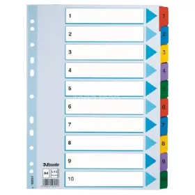 Regiszter A/4 karton 1-10 reg. Mylar 100161