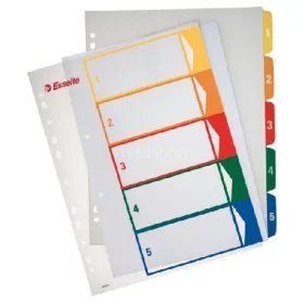 Regiszter  A/4 MAXI PP 1-5 nyomtatható 100211