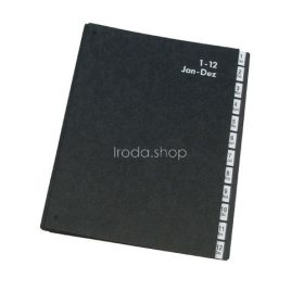 Rendezőkönyv  1-12 fekete KF04562