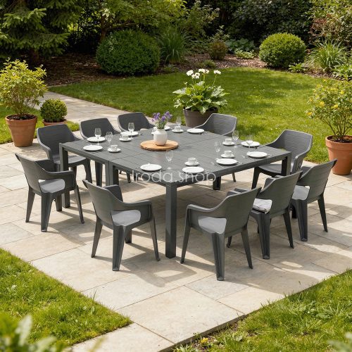 Florin 10+1 kerti bútor garnitúra szett