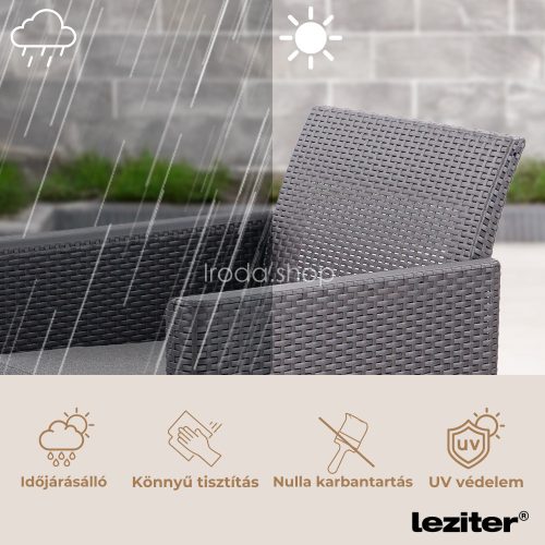 Claire duo műrattan kerti fotel