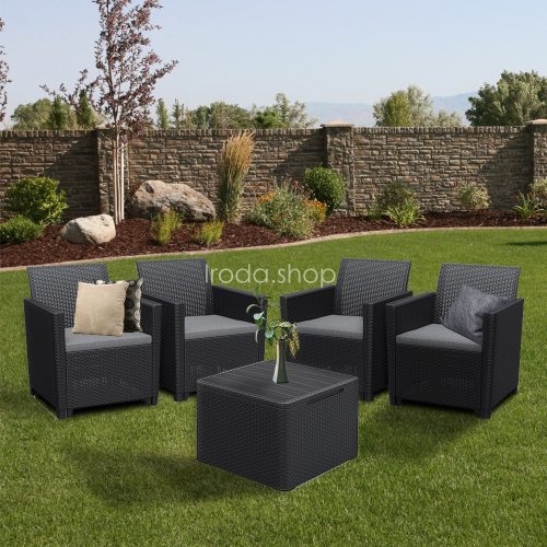 Claire II 4 személyes kerti bútor garnitúra