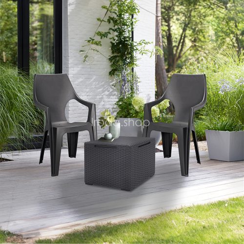 Dante Balcony magas támlás kerti bútor garnitúra szett vigo asztallal