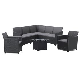   Claire IV 7 személyes kerti bútor garnitúra vigo tárolós asztallal