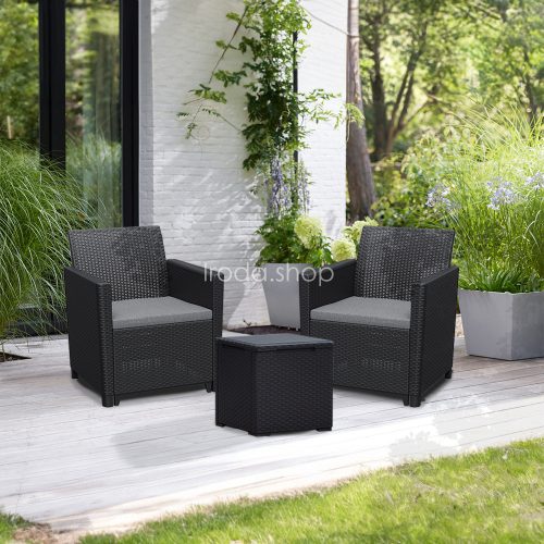 Claire IV Balcony kerti bútor garnitúra vigo tárolós asztallal