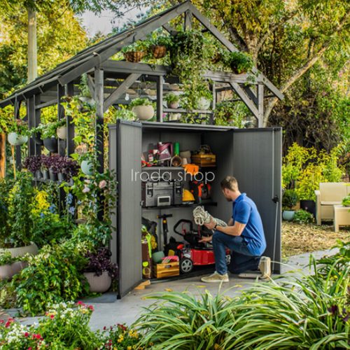 Cortina Alto műanyag kerti tároló szürke