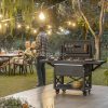 Patio cooler & Beverage cart grill asztal szürke