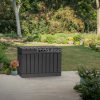 Kentwood műanyag kerti tároló 190L antracit
