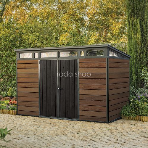 Signature PENT 11x7 műanyag kerti ház dió