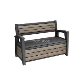 Decocoat műanyag kerti pad/tároló 227 L