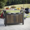 Decocoat unity műanyag xl kerti grill asztal 207l