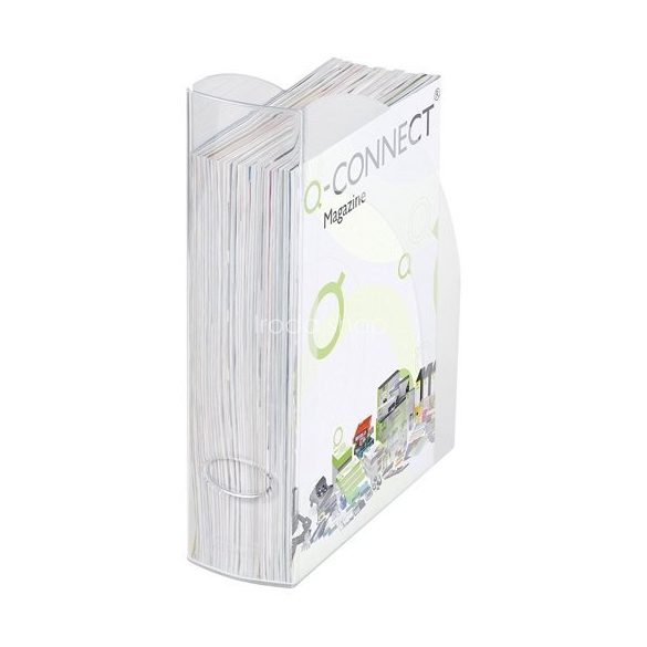 Iratpapucs műanyag Q-Connect átlátszó