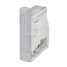 Iratpapucs műanyag Q-Connect áttetsző kék