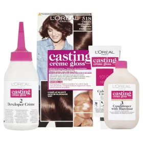  L'ORÉAL Casting Créme Gloss Hajfesték 518 Hazelnut Moccaccino