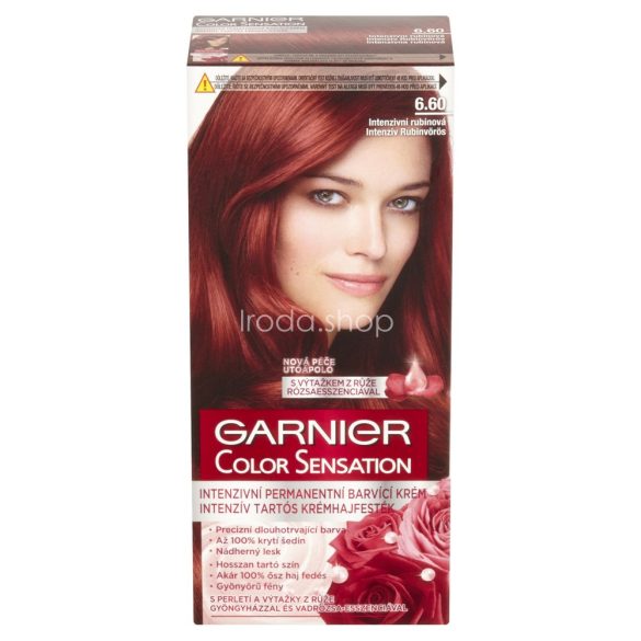 GARNIER Color Sensation Hajfesték 6.6 Intenzív Rubinvörös