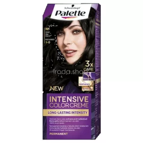 Palette hajfesték Intensive Color Creme N 1 ónix fekete