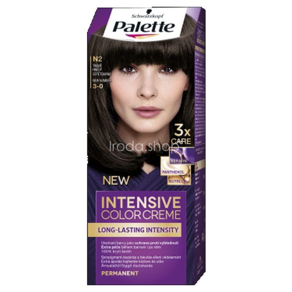 Palette hajfesték Intensive Color Creme N 2 sötétbarna