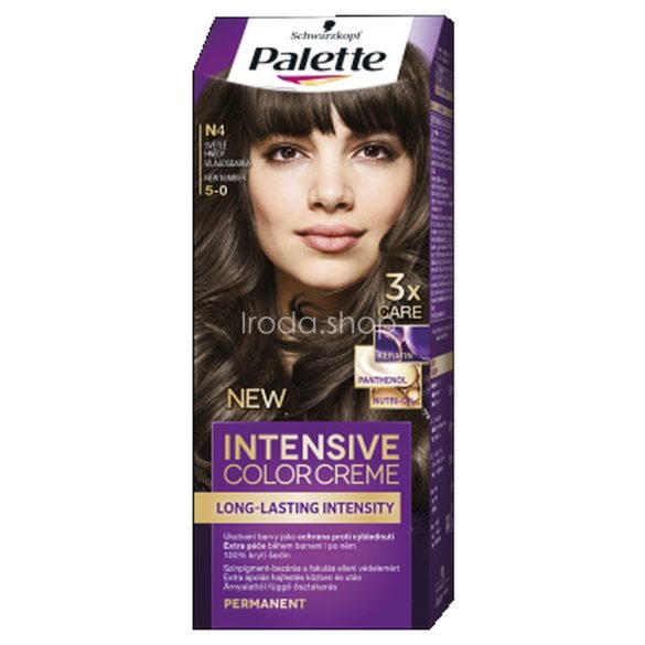 Palette hajfesték Intensive Color Creme N 4 világosbarna