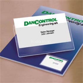   Névjegytartó zseb, öntapadó, felül nyitott, 95x60 mm, DJOIS