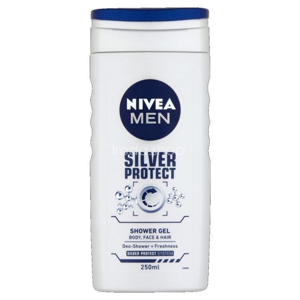 NIVEA MEN tusfürdő 250 ml Silver protect