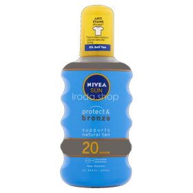   NIVEA SUN FF20 Protect & Bronze Barnulást Támogató Napolaj Spray 200 ml