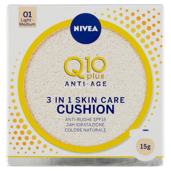NIVEA Q10 PLUS alapozó Cushion normál tónusú bőrre 15 ml