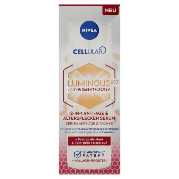 NIVEA Cellular Luminous 630 Pigmentfoltok elleni szérum 30 ml Anti-Age