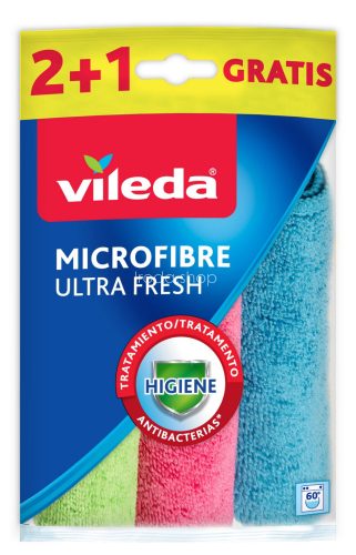 VILEDA Ultra Fresh mikroszálas törlőkendő 3 db