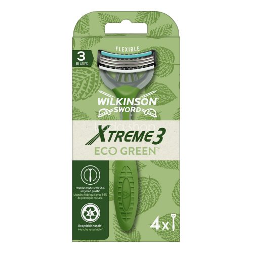 Wilkinson Xtreme3 EcoGreen borotva 4 db