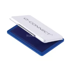 Bélyegzőpárna Q-Connect kicsi, fém, 90x55mm kék
