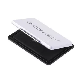 Bélyegzőpárna Q-Connect kicsi, fém, 90x55mm fekete