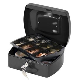 Pénzkazetta 20x16x9cm Q-Connect / Wedo 145.2 fekete