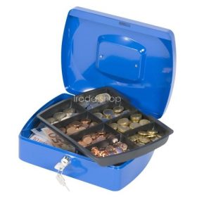 Pénzkazetta 25x18x9cm Q-Connect / Wedo 145.3 kék