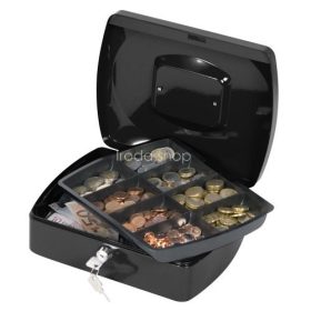 Pénzkazetta 25x18x9cm Q-Connect / Wedo 145.3 fekete