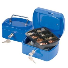 Pénzkazetta 32,5x24x9cm Q-Connect / Wedo 145.4 kék