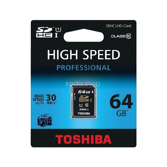 Memóriakártya TOSHIBA SDXC Class 10 64GB