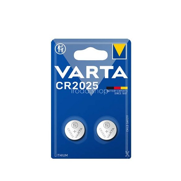 Gombelem Varta CR 2025 ELECTRONICS 2db 6025101402