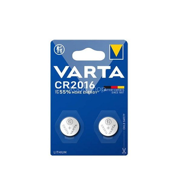Gombelem Varta CR 2016 ELECTRONICS 2db 6016101402
