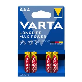 Elem Varta Max-Tech alkáli LR3 mikro 1,5V 4db 4703101404