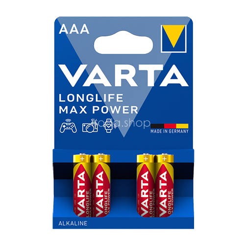 Elem Varta Max-Tech alkáli LR3 mikro 1,5V 4db 4703101404