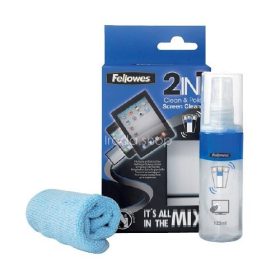   Tisztítófolyadék Fellowes 2 az 1-ben képernyőtisztító 125 ml IFW99221