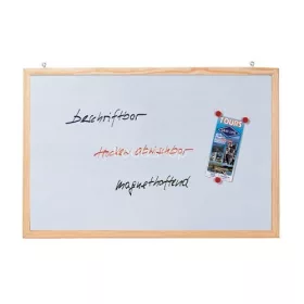 Fehértábla 30x40cm fakeretes CC-MM3040 lakkozott Franken