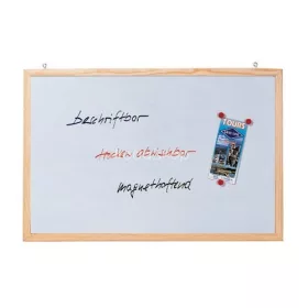 Fehértábla 60x80cm fakeretes CC-MM6080 lakkozott Franken