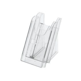 Prospektustartó A/4 2részes asztali Multiform 60437 60458 víztiszta