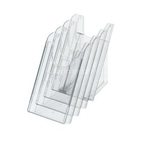 Prospektustartó A/4 5részes asztali Multiform 60237 60258 víztiszta