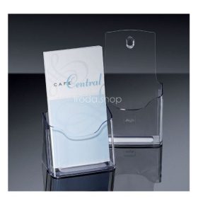 Prospektustartó 125x200x75mm 1részes asztali Sigel LH113